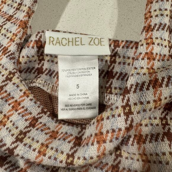 Rachel Zoe Toddler Girl 5T Plaid Fall Dress - Picture 3 of 4